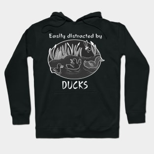 Easily distracted by ducks Hoodie